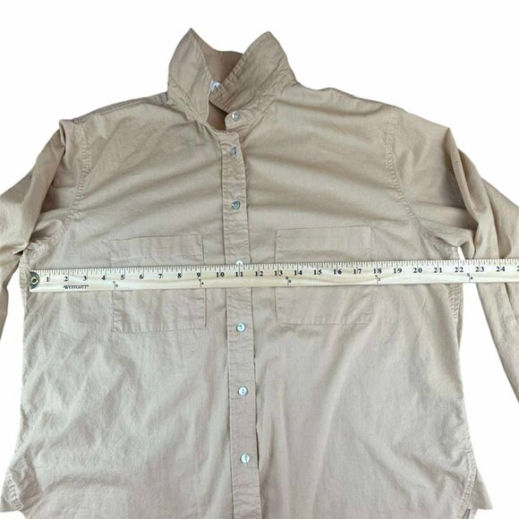 Women's Long Sleeves Shirt, And Now This, Size Medium-Large, Beige - Picture 4 of 7